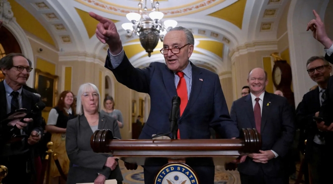 Schumer Demonstrates Why Israel Cannot Count on the Democrats